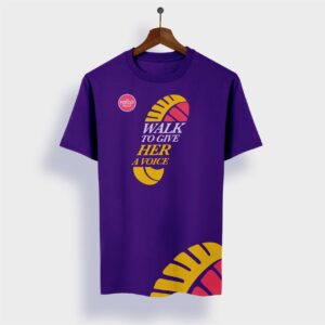 Walk4her royalty T-shirt